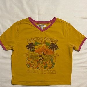 Urban Outfitters short sleeve crop top